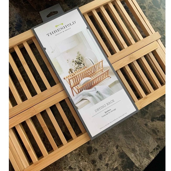 Threshold Kitchen Bamboo Dish Drying Rack Threshold Poshmark